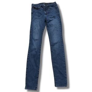 GUESS High Rise Skinny Jeans | Size 26 | Classic Blue Denim |